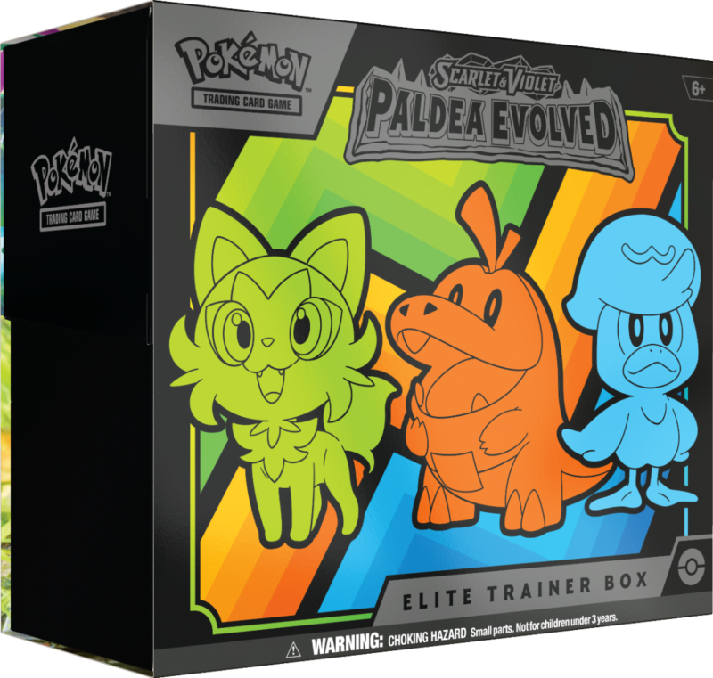 Scarlet and Violet Paldea Evolved Elite Trainer Box Case