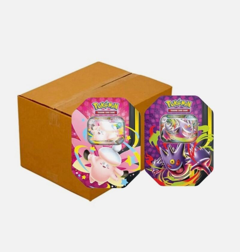 6x Pokemon Mega Moonlit Tins SEALED CASE
