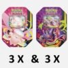 6x Pokemon Mega Moonlit Tins SEALED CASE
