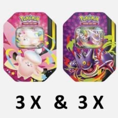 6x Pokemon Mega Moonlit Tins SEALED CASE