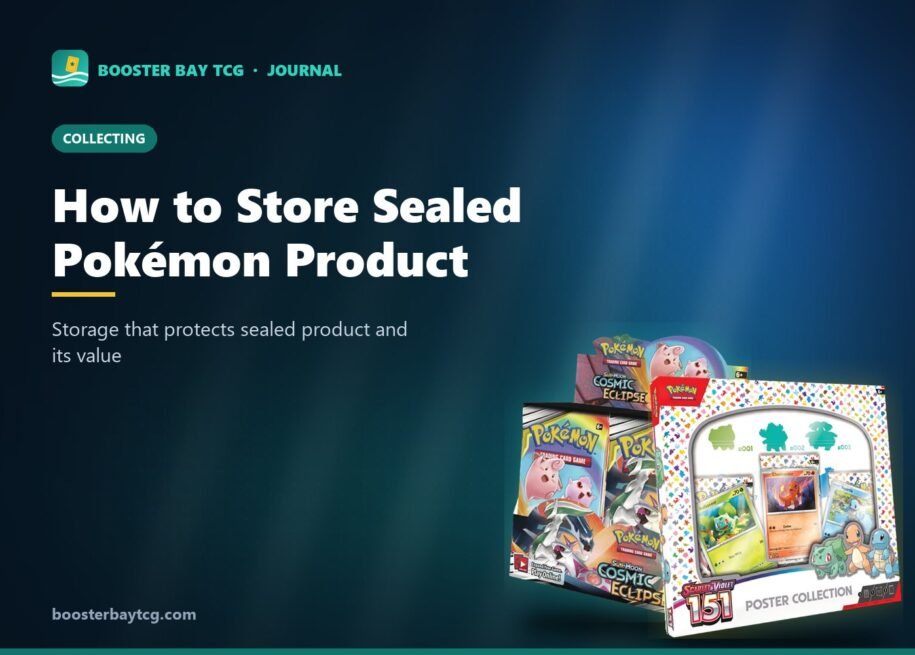 How to Store Sealed Pokémon Product and Protect Its Value