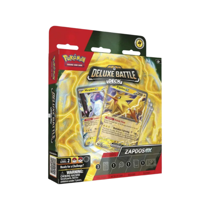 Pokemon TCG – Scarlet & Violet – Deluxe Battle Deck – Zapdos ex