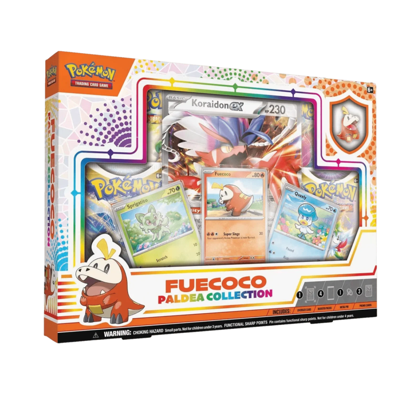 Pokemon TCG – Scarlet & Violet – Paldea Collection Box – Fuecoco