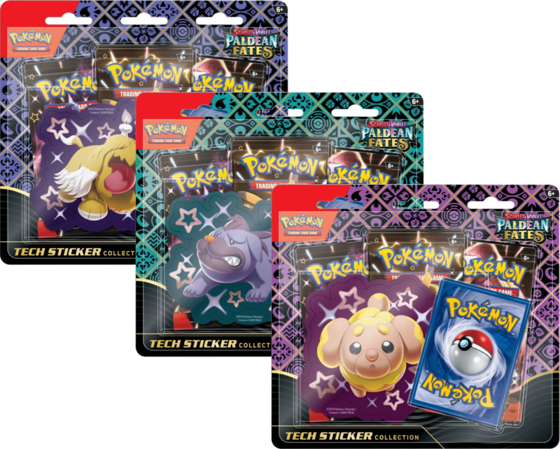 Pokemon TCG – Scarlet & Violet – Paldean Fates – Tech Sticker Collection