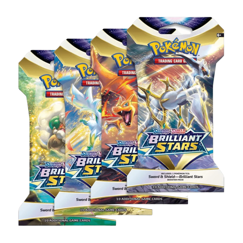 Pokemon TCG – Sword & Shield – Brilliant Stars – Sleeved Booster Pack