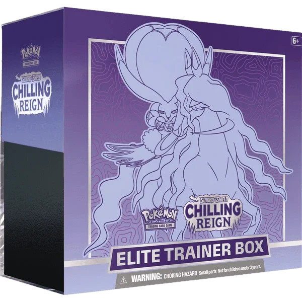 Pokemon TCG – Sword & Shield – Chilling Reign – Elite Trainer Box (Shadow Rider)