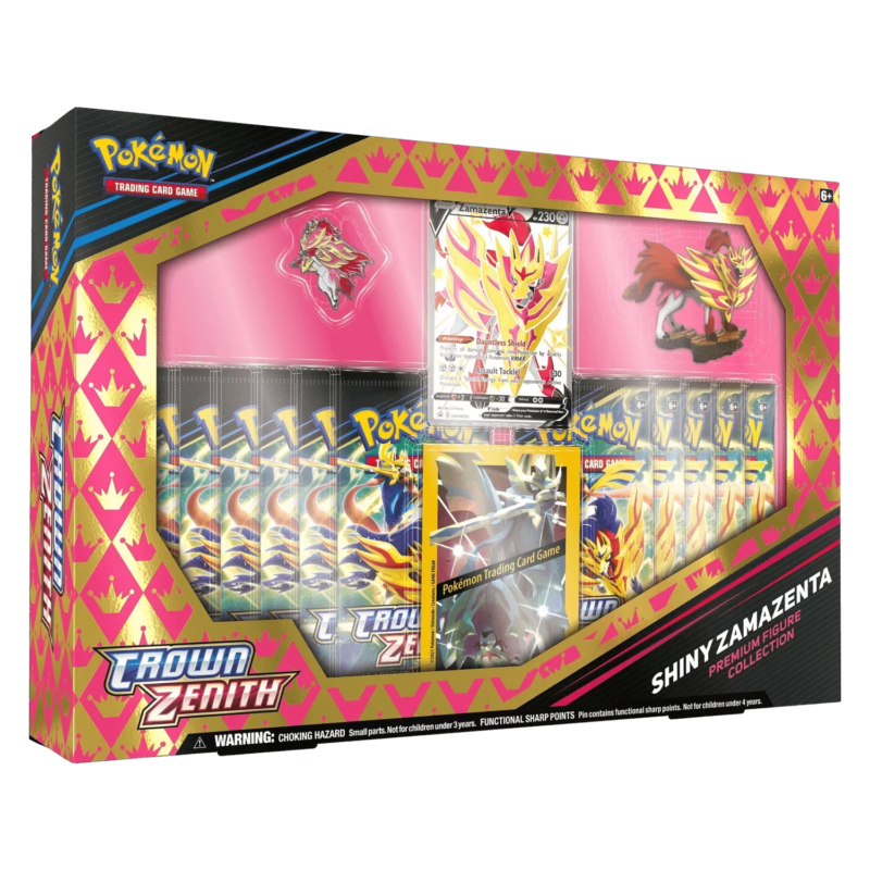 Pokemon TCG – Sword & Shield – Crown Zenith – Premium Figure Collection – Zamazenta V