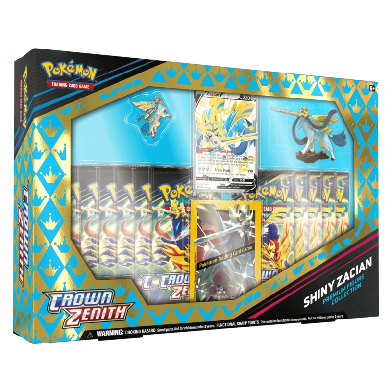 Pokemon TCG – Sword & Shield – Crown Zenith – Premium Figure Collection – Zacian V